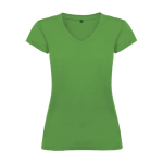 Women’s 100% cotton jersey t-shirt, 155 g/m², Roly tropical green colour