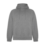 Unisex hoodie made of 57% organic cotton, 300 g/m², Roly heather light grey colour