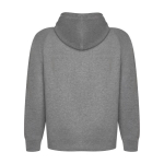 Unisex hoodie made of 57% organic cotton, 300 g/m², Roly heather light grey colour