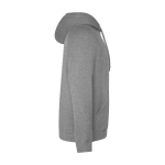 Unisex hoodie made of 57% organic cotton, 300 g/m², Roly heather light grey colour