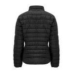 Women’s padded jacket made of 100% polyester, 290 g/m², Roly black colour