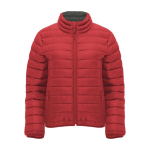 Women’s padded jacket made of 100% polyester, 290 g/m², Roly red colour