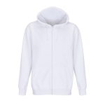 Hoodie, cotton and polyester, 280 g/m2, SOL'S Carter white colour ninth view