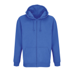 Hoodie, cotton and polyester, 280 g/m2, SOL'S Carter royal blue colour third view