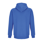 Hoodie, cotton and polyester, 280 g/m2, SOL'S Carter royal blue colour rear view