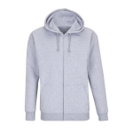 Hoodie, cotton and polyester, 280 g/m2, SOL'S Carter light grey colour