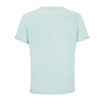 Unisex 100% organic cotton t-shirt, 175 g/m2, SOL'S Legend blue gray colour rear view