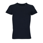 Unisex crew-neck cotton T-shirt, 150 g/m2, SOL'S Crusader black colour third view