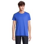 Unisex crew-neck cotton T-shirt, 150 g/m2, SOL'S Crusader royal blue colour third photographic view