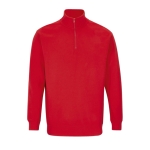 Cotton and polyester sweatshirt, 280 g/m2, SOL'S Conrad red colour