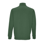 Cotton and polyester sweatshirt, 280 g/m2, SOL'S Conrad dark green colour rear view