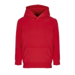 Children's cotton and polyester hoodie, 280 g/m2, SOL'S Condor red colour