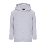 Children's cotton and polyester hoodie, 280 g/m2, SOL'S Condor light grey colour