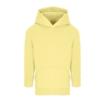 Children's cotton and polyester hoodie, 280 g/m2, SOL'S Condor light yellow colour