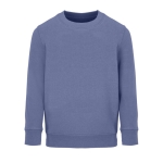 Children's sweater, recycled cotton, 280 g/m2, SOL'S Columbia blue colour