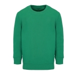 Children's sweater, recycled cotton, 280 g/m2, SOL'S Columbia green colour eighth view