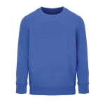 Children's sweater, recycled cotton, 280 g/m2, SOL'S Columbia royal blue colour third view