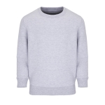 Children's sweater, recycled cotton, 280 g/m2, SOL'S Columbia light grey colour