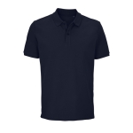 Polo shirt, 100% organic cotton, 2 buttons, 210 g/m2, SOL'S Pegase navy-blue colour