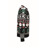 Christmas jumper with 10 LED lights, size S/M black colour fifth view