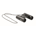 Compact ABS binoculars with matching wrist strap black colour main view