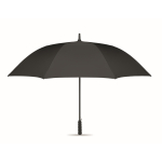 Windproof RPET pongee umbrella with automatic opening, Ø116 black colour