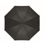 Windproof RPET pongee umbrella with automatic opening, Ø116 black colour seventh view