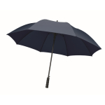 Windproof RPET pongee umbrella with automatic opening, Ø116 blue colour third view