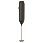 Handheld electric milk frother with matte finish, USB rechargeable black colour second view