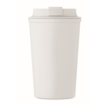 Double-wall cup made from corn, 350ml capacity white colour fourth view