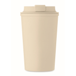 Double-wall cup made from corn, 350ml capacity beige colour fourth view