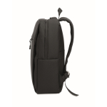 RPET backpack with laptop and tablet compartments, 10” and 15” black colour