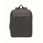 RPET backpack with laptop and tablet compartments, 10” and 15” dark grey colour ninth view