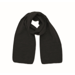 Stretchable scarf in recycled polyester, classic colours black colour