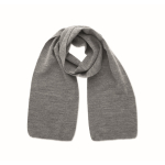 Stretchable scarf in recycled polyester, classic colours white/grey colour