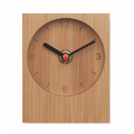 Analogue watch made entirely of bamboo wood colour third view