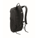 Water-resistant backpack with reflective band, 15” black colour second view