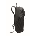 Water-resistant backpack with reflective band, 15” black colour