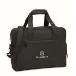 Large laptop case with trolley strap, 15” black colour main view