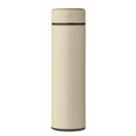 Recycled stainless steel thermal bottle, 420ml capacity off white colour