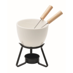 Small chocolate fondue set for 2 people, 240ml white colour