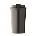 Leak-proof double-wall stainless steel tumbler, 450ml black colour fifth view