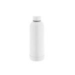 90% recycled stainless steel bottle with matte finish, 550ml white colour