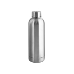 90% recycled stainless steel bottle with matte finish, 550ml matt silver colour