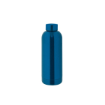 90% recycled stainless steel bottle with matte finish, 550ml royal blue colour