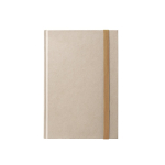 Sugarcane notebook with hard cover and A5 lined pages natural colour first view