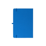 100% RPET notebook with rounded corners, A5 lined pages royal blue colour second view