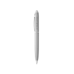 Twist-action pen in recycled stainless steel, black ink main view