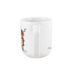 Ceramic mug with Christmas design, up to 330ml capacity white colour third view