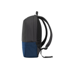 Anti-theft recycled polyester backpack for tablet and laptop, 15.6” blue colour third view